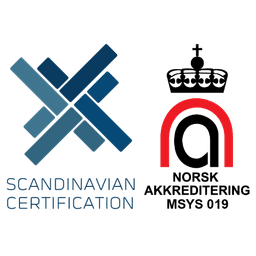Scandinavian Certification AS, accreditato Norsk Akkreditering MSYS 019